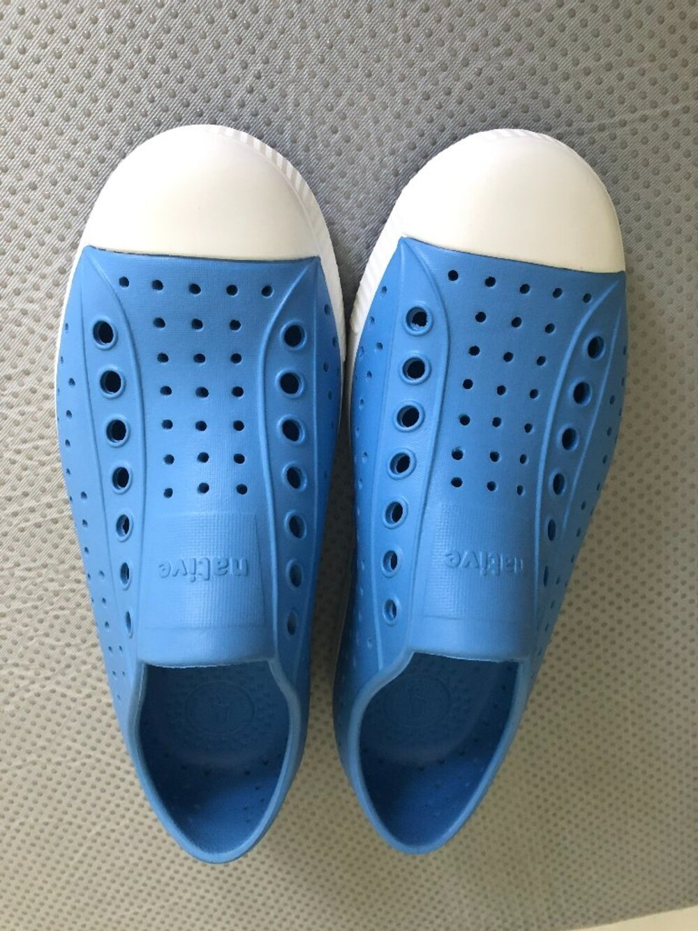 Native Slip-On Casual Shoes Blue Unisex Size M5 / W7